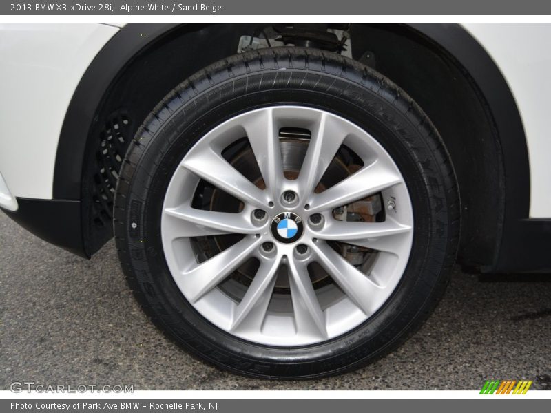 Alpine White / Sand Beige 2013 BMW X3 xDrive 28i