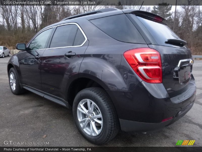 Tungsten Metallic / Jet Black 2016 Chevrolet Equinox LT AWD
