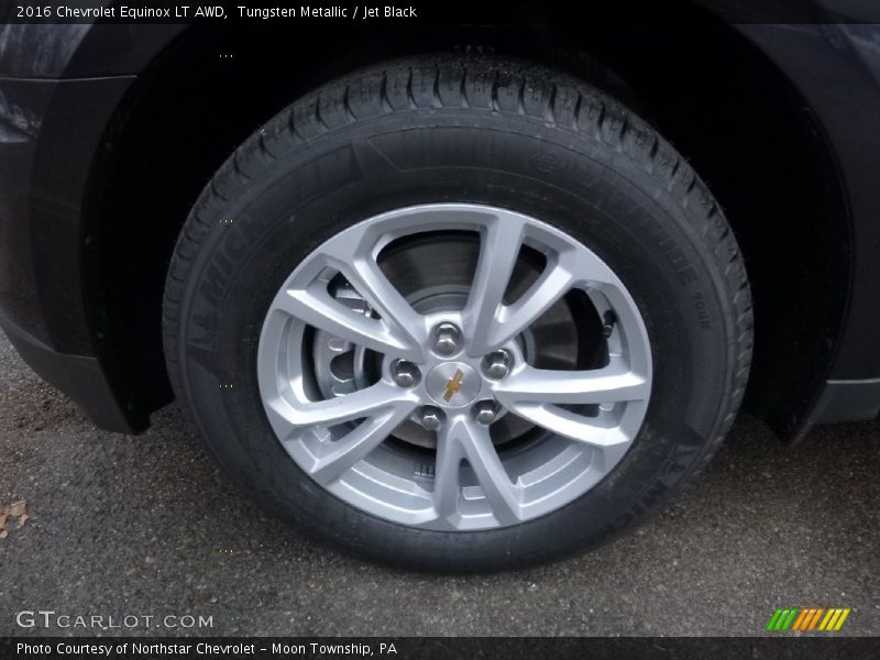 Tungsten Metallic / Jet Black 2016 Chevrolet Equinox LT AWD
