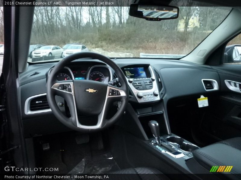 Tungsten Metallic / Jet Black 2016 Chevrolet Equinox LT AWD