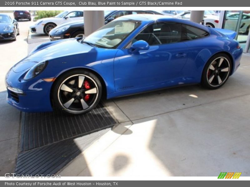  2016 911 Carrera GTS Coupe Club Blau, Blue Paint to Sample