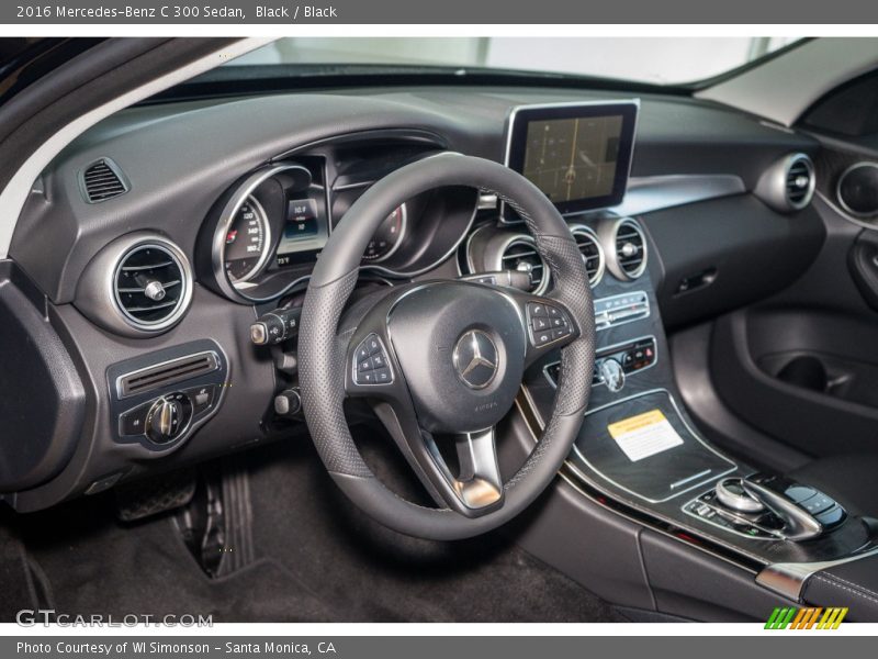 Black / Black 2016 Mercedes-Benz C 300 Sedan