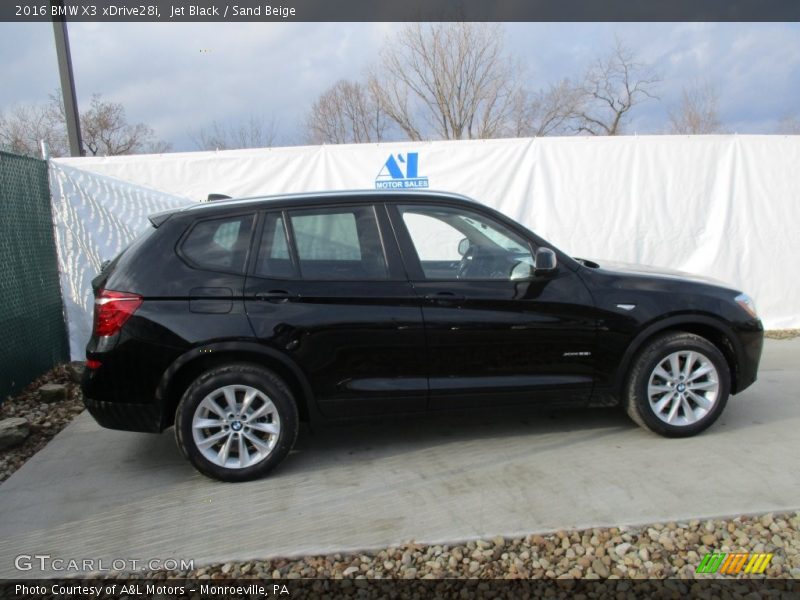 Jet Black / Sand Beige 2016 BMW X3 xDrive28i