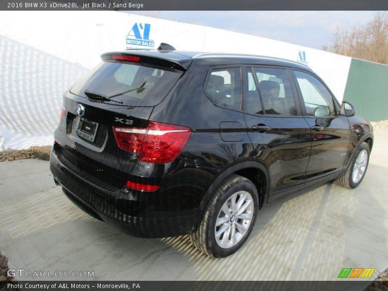 Jet Black / Sand Beige 2016 BMW X3 xDrive28i