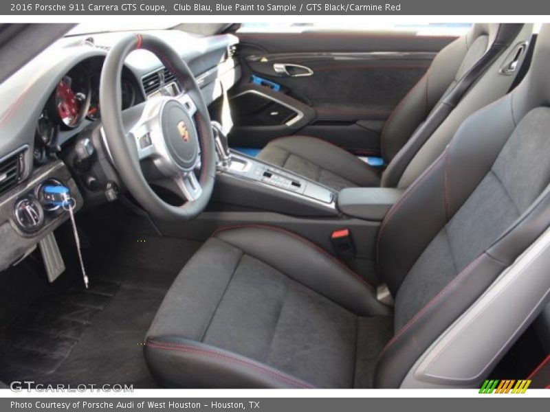 Front Seat of 2016 911 Carrera GTS Coupe