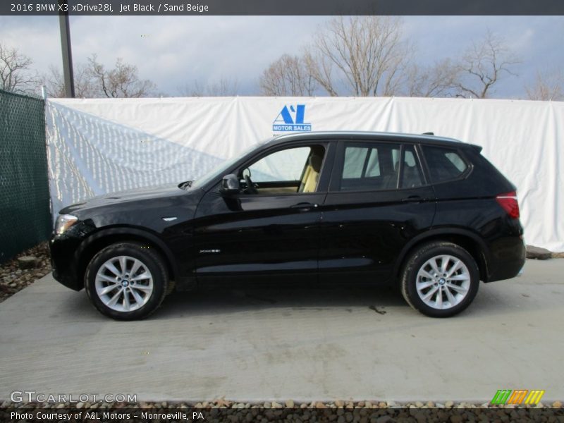 Jet Black / Sand Beige 2016 BMW X3 xDrive28i