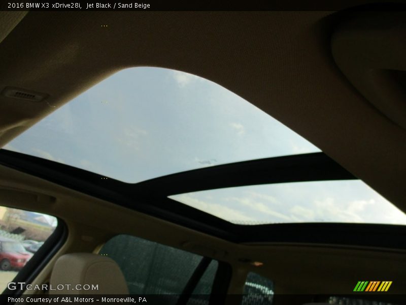 Jet Black / Sand Beige 2016 BMW X3 xDrive28i
