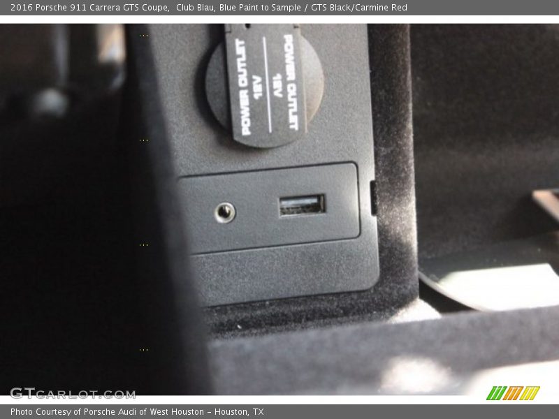 Club Blau, Blue Paint to Sample / GTS Black/Carmine Red 2016 Porsche 911 Carrera GTS Coupe
