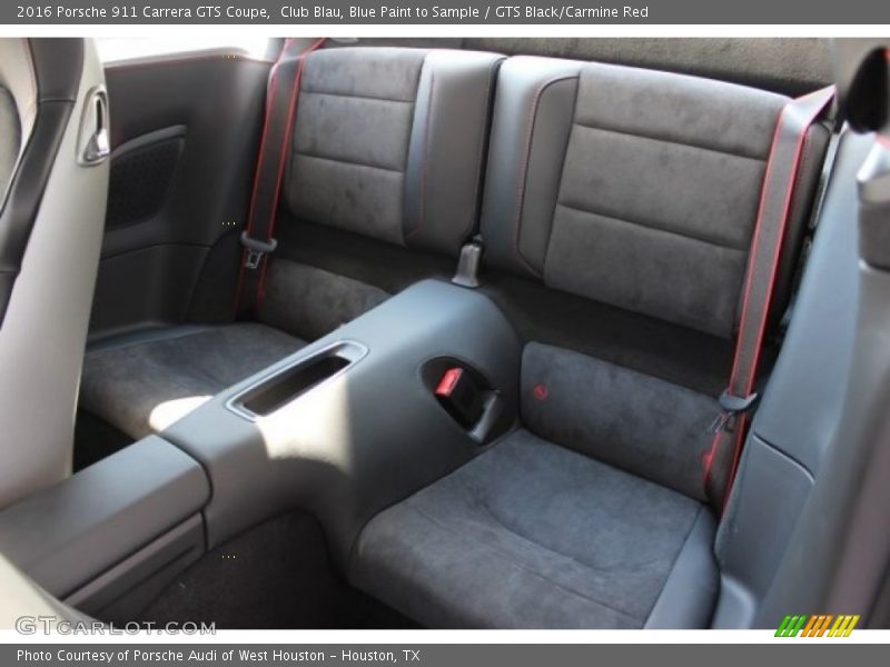 Rear Seat of 2016 911 Carrera GTS Coupe