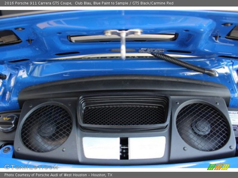 Club Blau, Blue Paint to Sample / GTS Black/Carmine Red 2016 Porsche 911 Carrera GTS Coupe