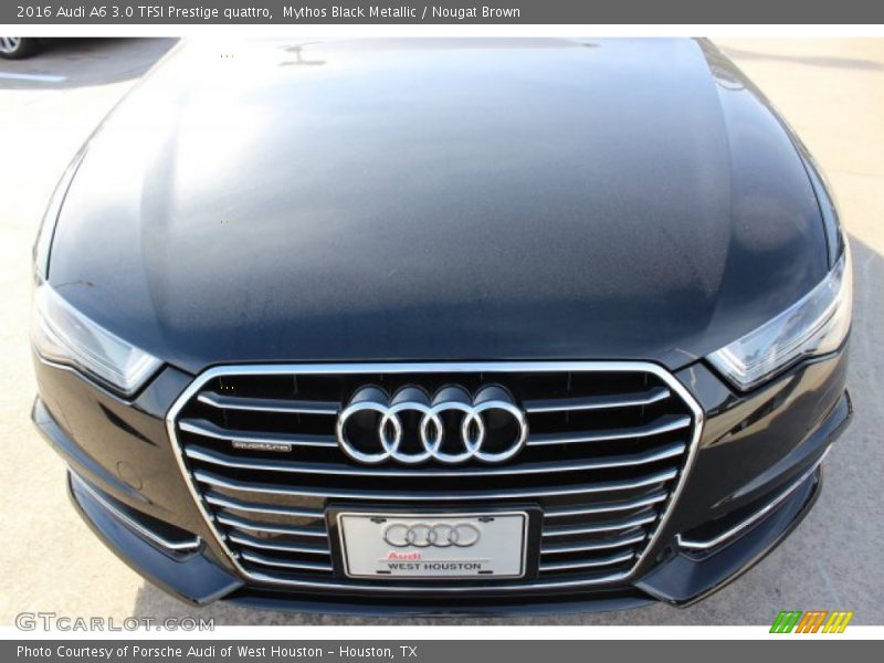 Mythos Black Metallic / Nougat Brown 2016 Audi A6 3.0 TFSI Prestige quattro