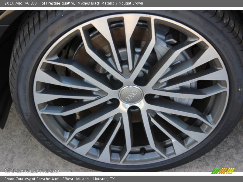 Mythos Black Metallic / Nougat Brown 2016 Audi A6 3.0 TFSI Prestige quattro
