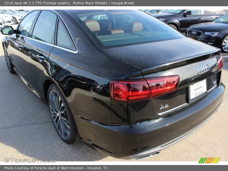 Mythos Black Metallic / Nougat Brown 2016 Audi A6 3.0 TFSI Prestige quattro