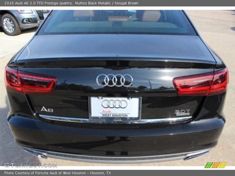 Mythos Black Metallic / Nougat Brown 2016 Audi A6 3.0 TFSI Prestige quattro