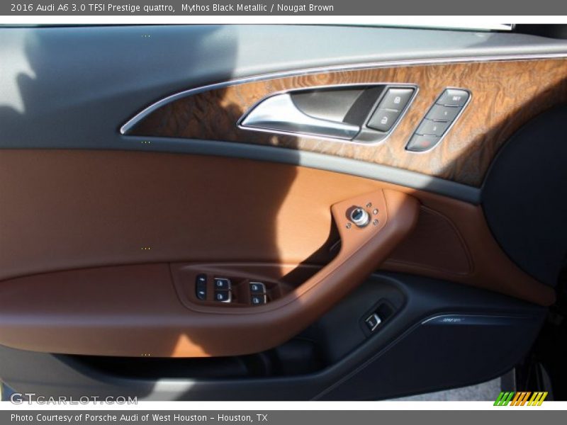 Mythos Black Metallic / Nougat Brown 2016 Audi A6 3.0 TFSI Prestige quattro