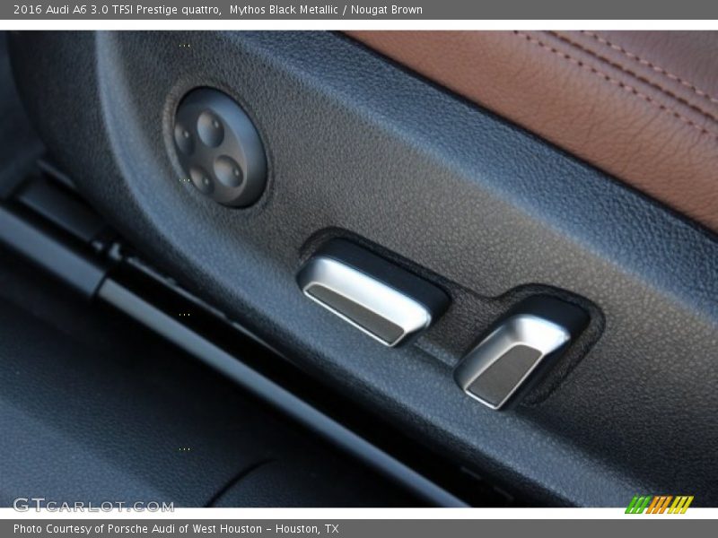 Mythos Black Metallic / Nougat Brown 2016 Audi A6 3.0 TFSI Prestige quattro