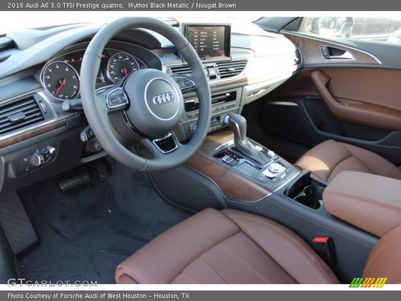  2016 A6 3.0 TFSI Prestige quattro Nougat Brown Interior