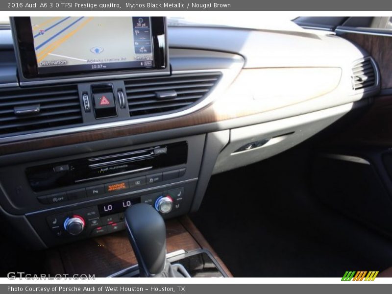 Mythos Black Metallic / Nougat Brown 2016 Audi A6 3.0 TFSI Prestige quattro