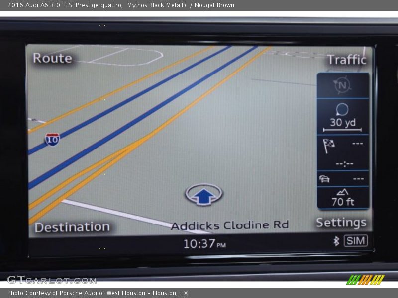 Mythos Black Metallic / Nougat Brown 2016 Audi A6 3.0 TFSI Prestige quattro