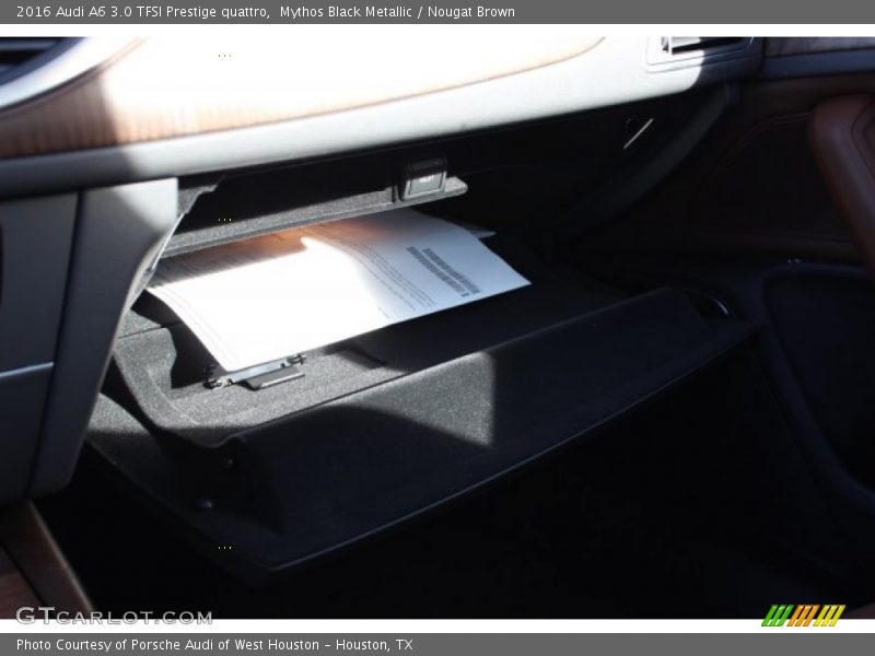 Mythos Black Metallic / Nougat Brown 2016 Audi A6 3.0 TFSI Prestige quattro