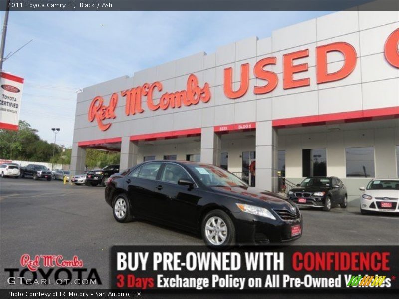 Black / Ash 2011 Toyota Camry LE