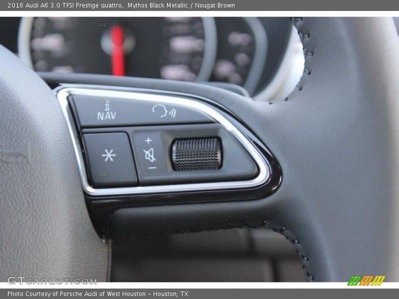 Mythos Black Metallic / Nougat Brown 2016 Audi A6 3.0 TFSI Prestige quattro