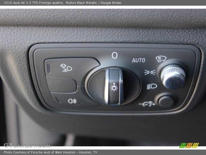 Mythos Black Metallic / Nougat Brown 2016 Audi A6 3.0 TFSI Prestige quattro