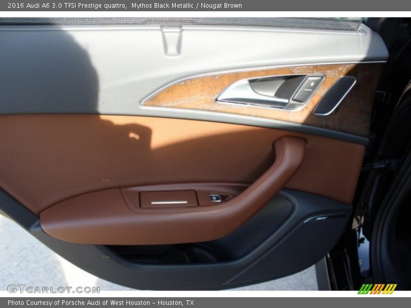 Mythos Black Metallic / Nougat Brown 2016 Audi A6 3.0 TFSI Prestige quattro