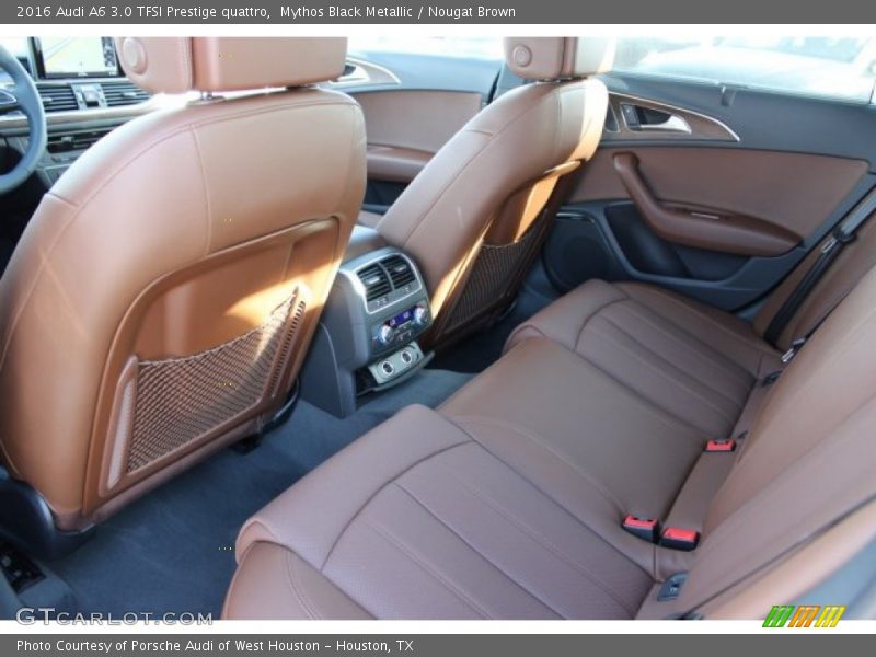 Mythos Black Metallic / Nougat Brown 2016 Audi A6 3.0 TFSI Prestige quattro