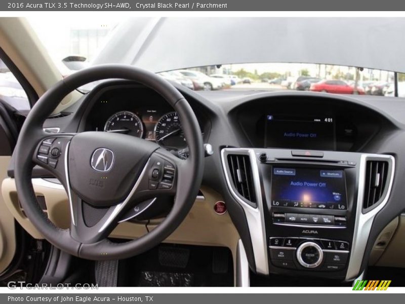 Crystal Black Pearl / Parchment 2016 Acura TLX 3.5 Technology SH-AWD