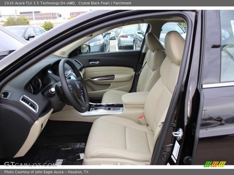 Crystal Black Pearl / Parchment 2016 Acura TLX 3.5 Technology SH-AWD