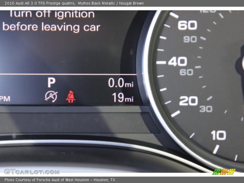 Mythos Black Metallic / Nougat Brown 2016 Audi A6 3.0 TFSI Prestige quattro