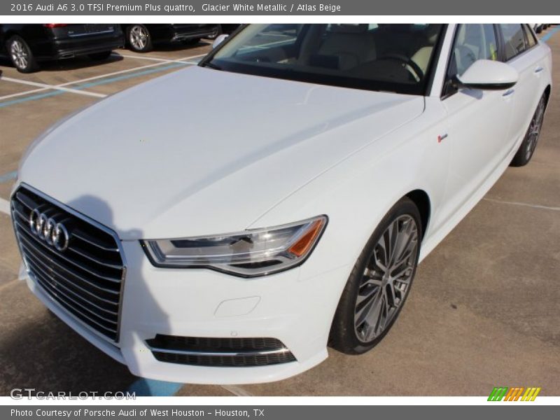 Glacier White Metallic / Atlas Beige 2016 Audi A6 3.0 TFSI Premium Plus quattro