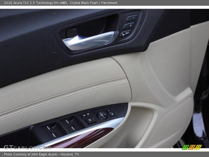 Crystal Black Pearl / Parchment 2016 Acura TLX 3.5 Technology SH-AWD