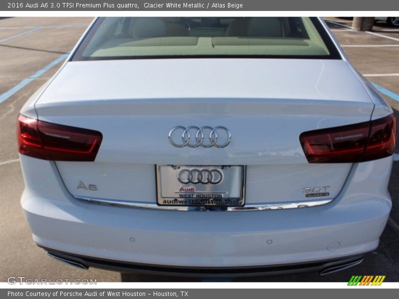 Glacier White Metallic / Atlas Beige 2016 Audi A6 3.0 TFSI Premium Plus quattro