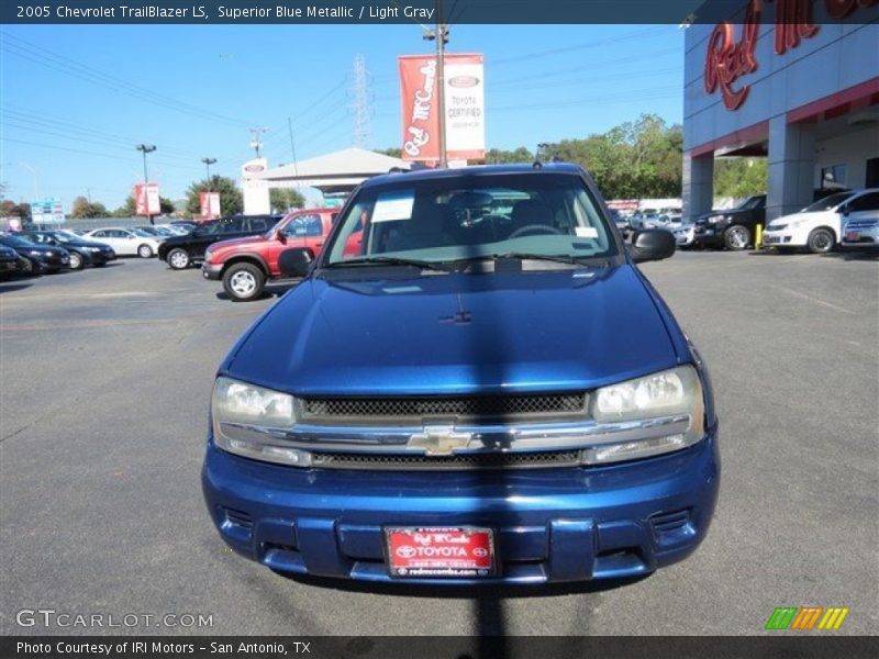 Superior Blue Metallic / Light Gray 2005 Chevrolet TrailBlazer LS