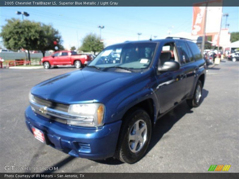Superior Blue Metallic / Light Gray 2005 Chevrolet TrailBlazer LS