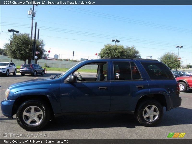 Superior Blue Metallic / Light Gray 2005 Chevrolet TrailBlazer LS