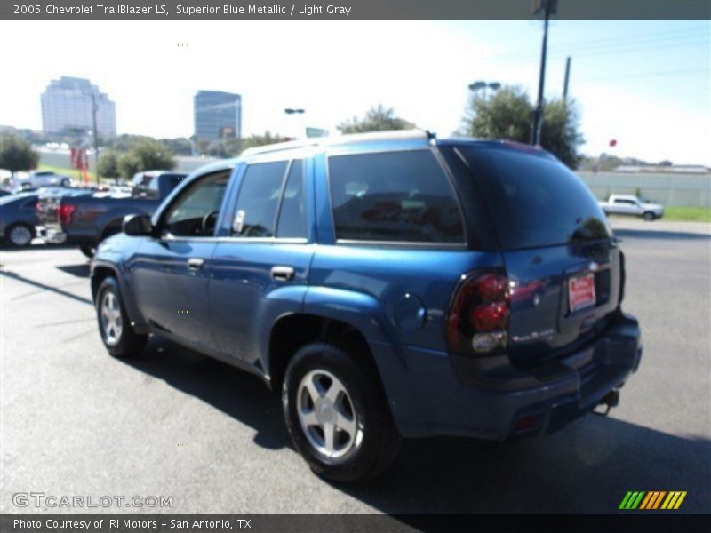 Superior Blue Metallic / Light Gray 2005 Chevrolet TrailBlazer LS