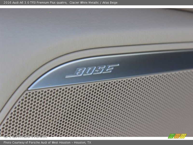 Glacier White Metallic / Atlas Beige 2016 Audi A6 3.0 TFSI Premium Plus quattro