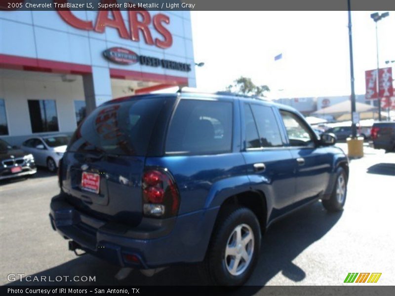 Superior Blue Metallic / Light Gray 2005 Chevrolet TrailBlazer LS