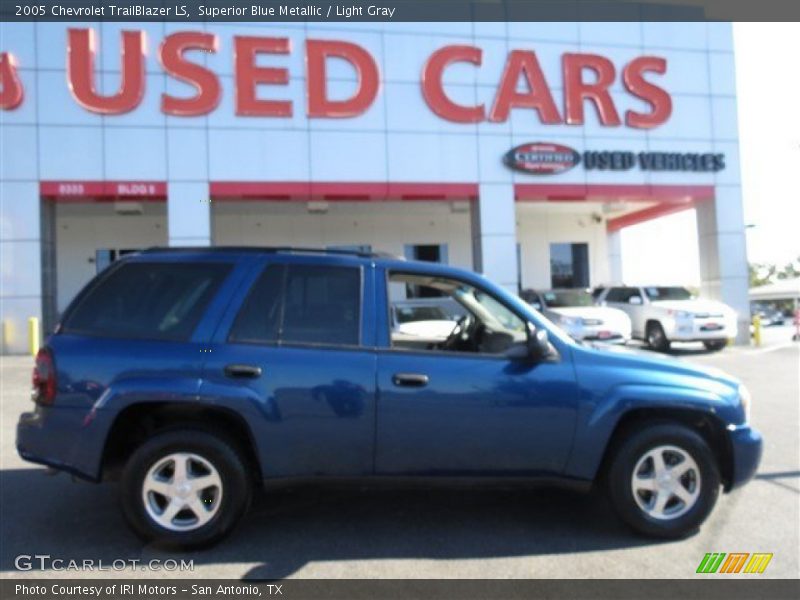 Superior Blue Metallic / Light Gray 2005 Chevrolet TrailBlazer LS