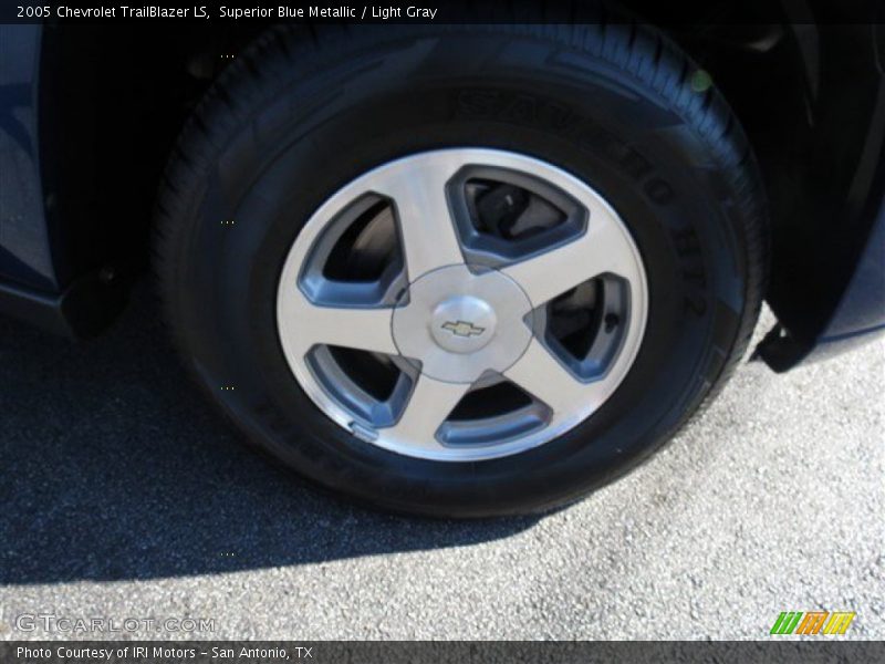 Superior Blue Metallic / Light Gray 2005 Chevrolet TrailBlazer LS
