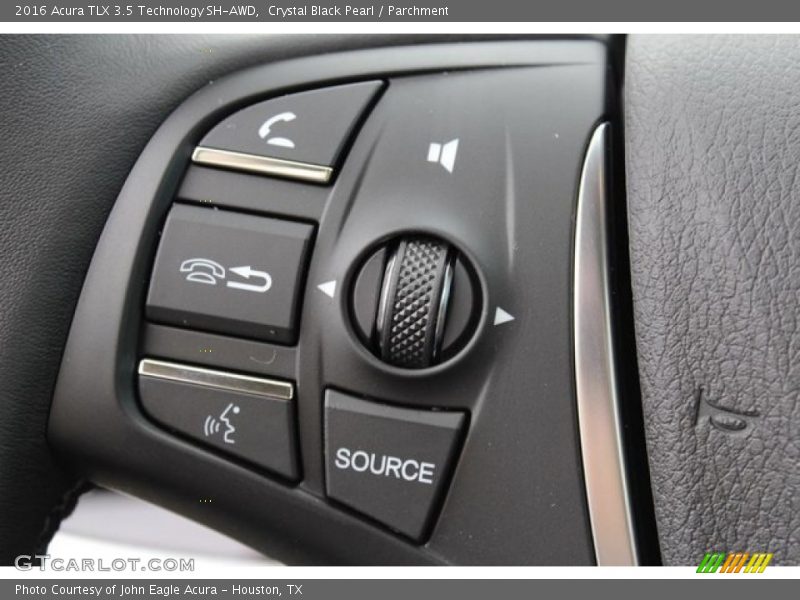 Crystal Black Pearl / Parchment 2016 Acura TLX 3.5 Technology SH-AWD