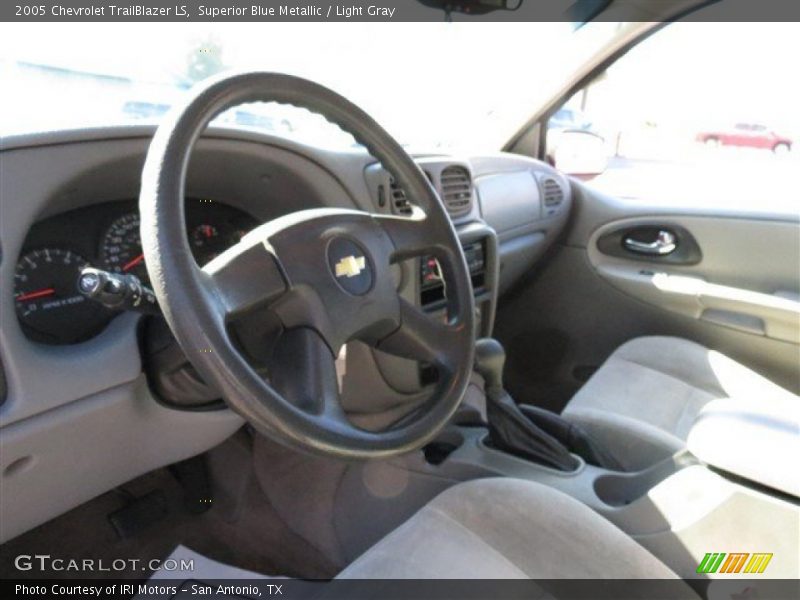 Superior Blue Metallic / Light Gray 2005 Chevrolet TrailBlazer LS