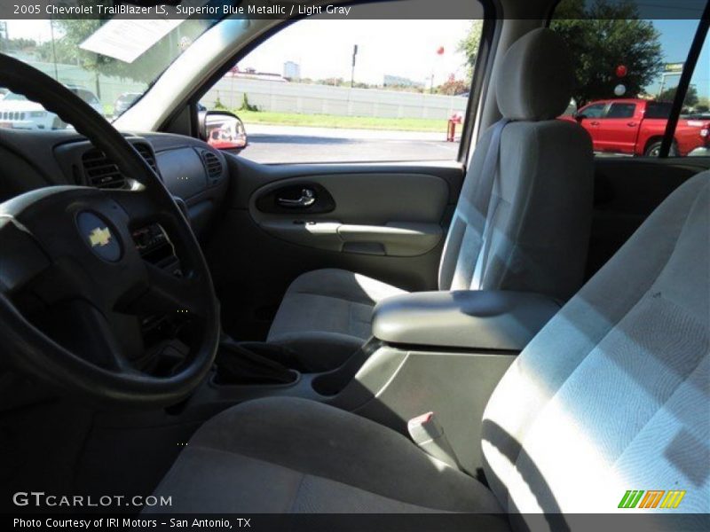 Superior Blue Metallic / Light Gray 2005 Chevrolet TrailBlazer LS