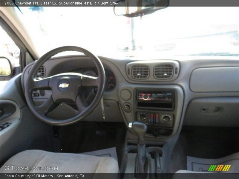 Superior Blue Metallic / Light Gray 2005 Chevrolet TrailBlazer LS