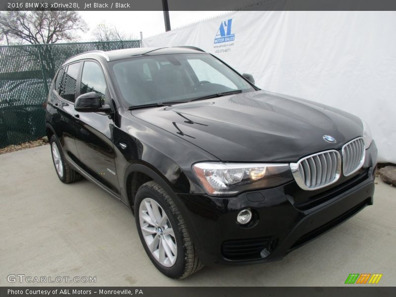 Jet Black / Black 2016 BMW X3 xDrive28i