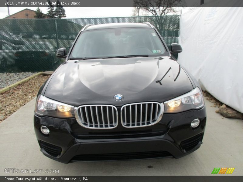 Jet Black / Black 2016 BMW X3 xDrive28i