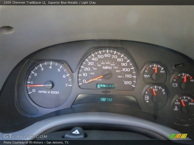 Superior Blue Metallic / Light Gray 2005 Chevrolet TrailBlazer LS